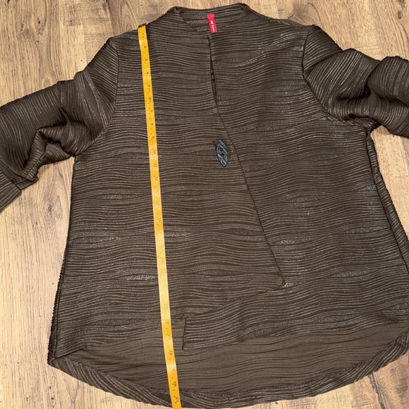 IC by CONNIE K. Brown Textured Jacket - Picture 7 of 13
